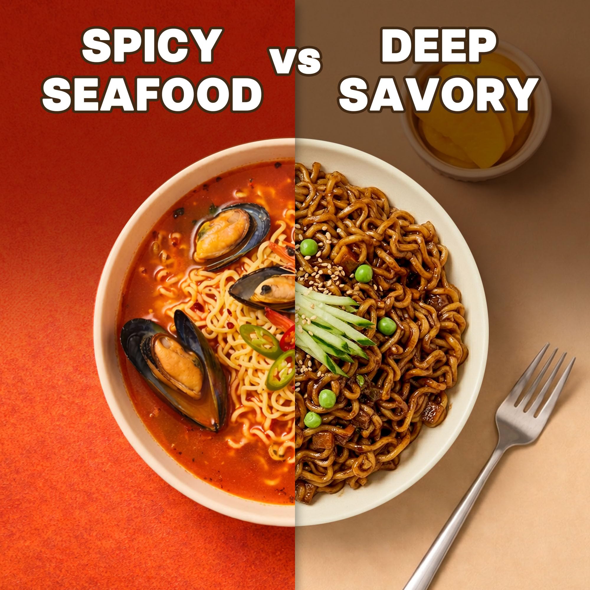 Nongshim noodle close-up highlighting chewy texture and springy bite