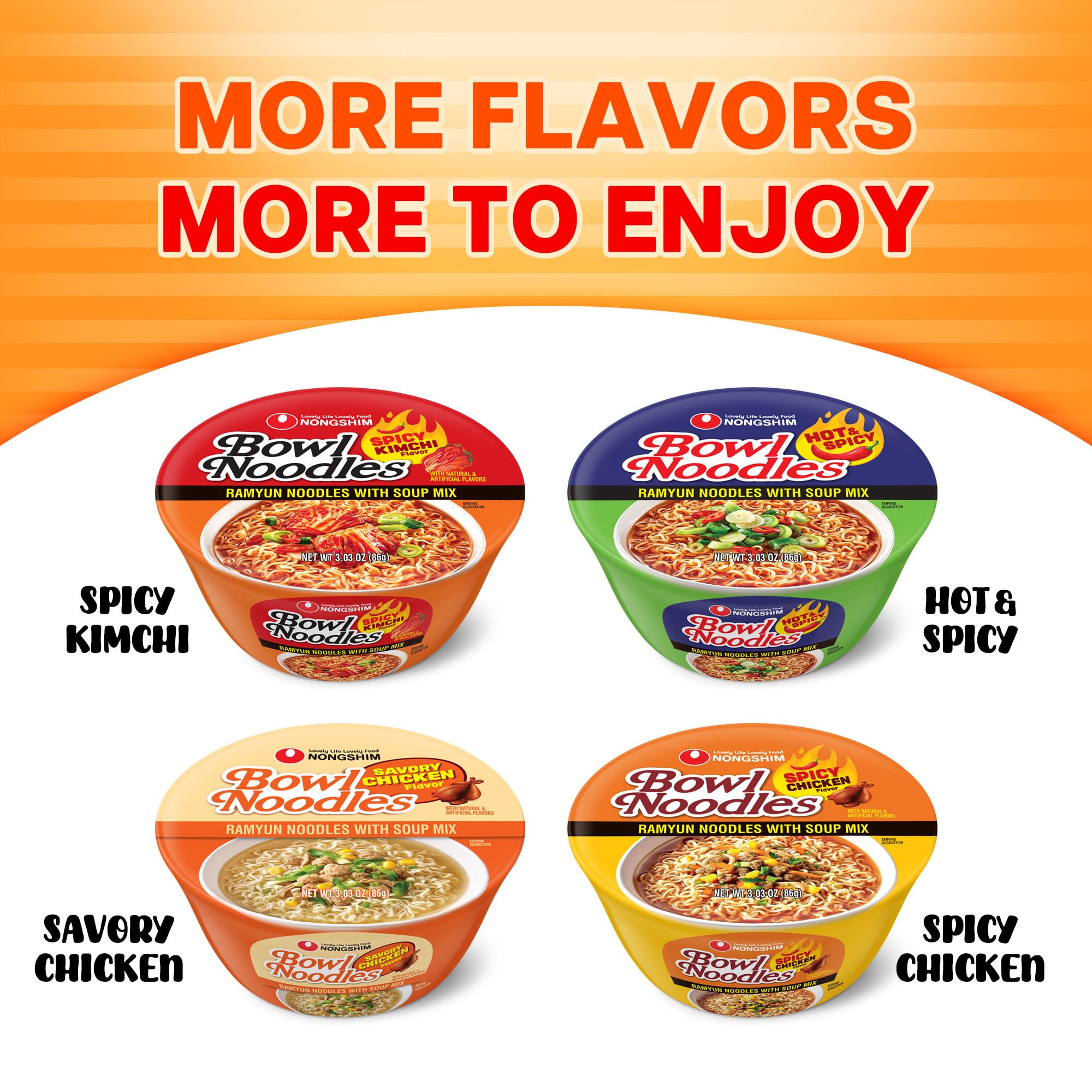 Nongshim bowl in microwave to illustrate simple, quick preparation method