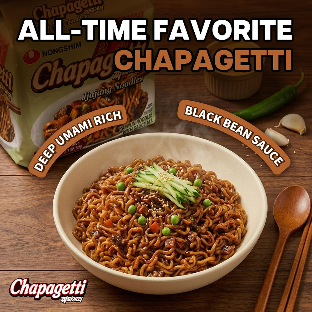 Nongshim seasoning packets detail illustrating convenient flavor packets for cooking