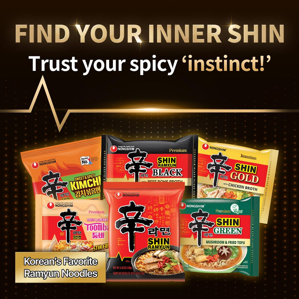Nongshim Shin Ramyun bowl nutrition label and ingredients for informed choice