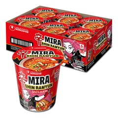 Nongshim Spicy Queen front cup showing packaging and bold flavor promise