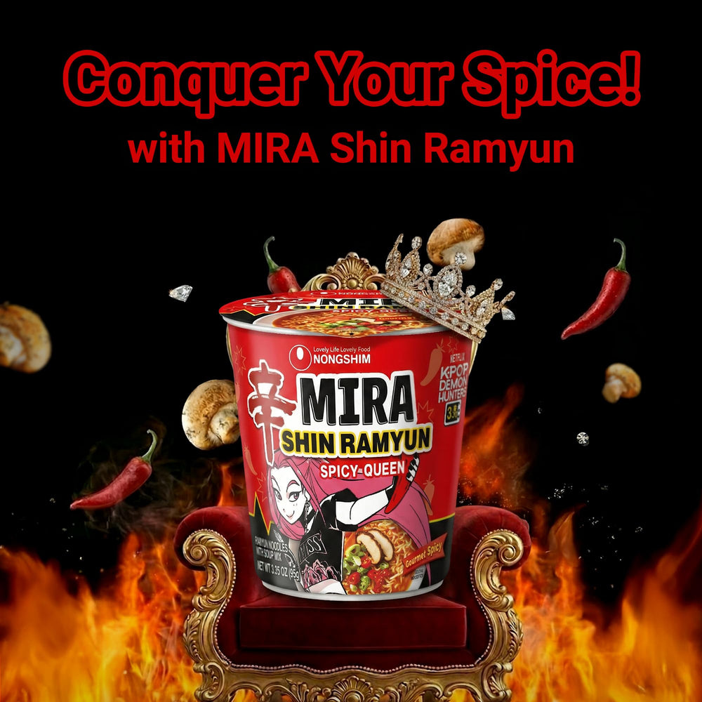 Nongshim cup in microwave highlighting quick, no-dish hot meal benefit