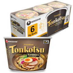 Nongshim front packaging showing bowl and bold tonkotsu branding for quick selection