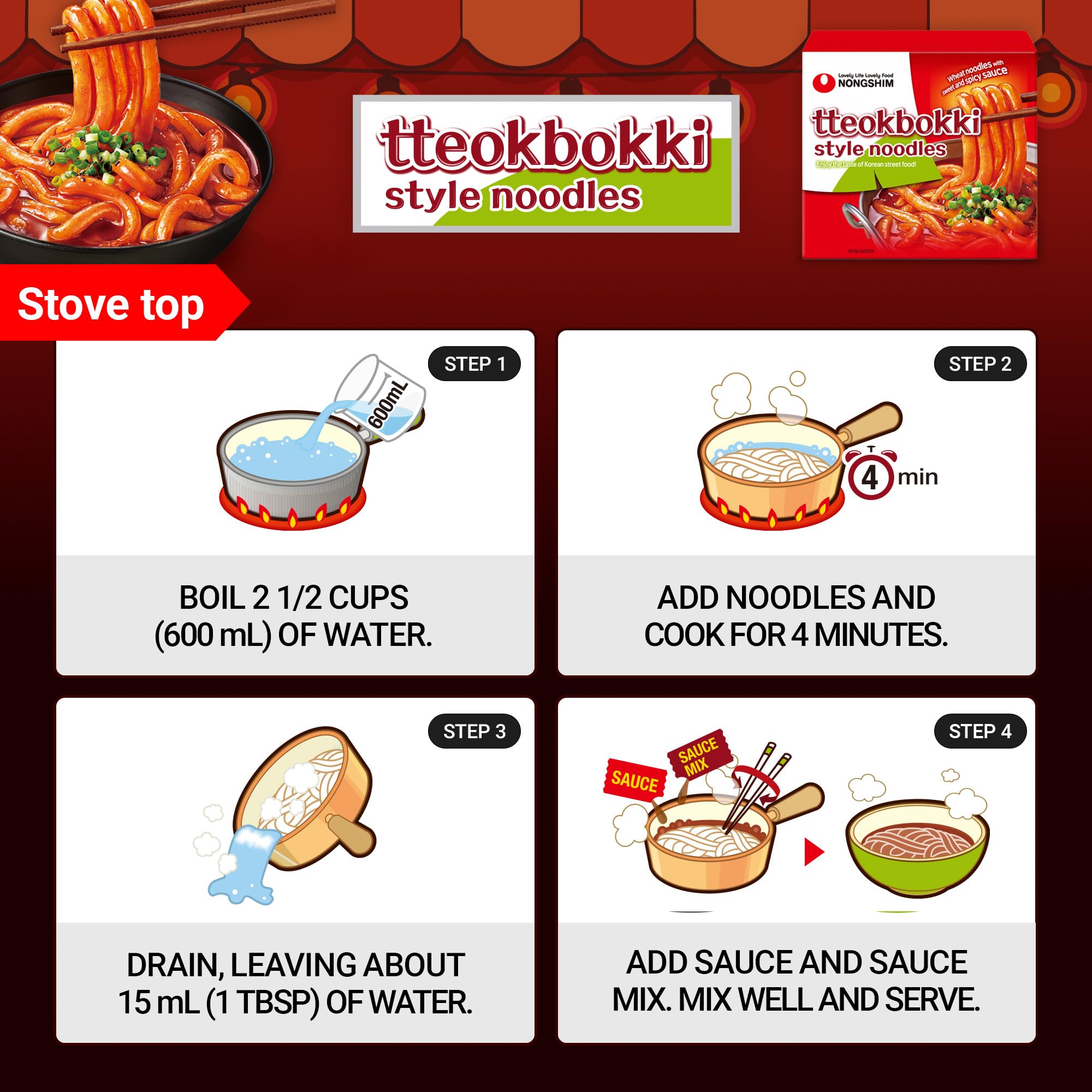 Nongshim bowl beside measuring scale for serving size clarity, illustrating portion control