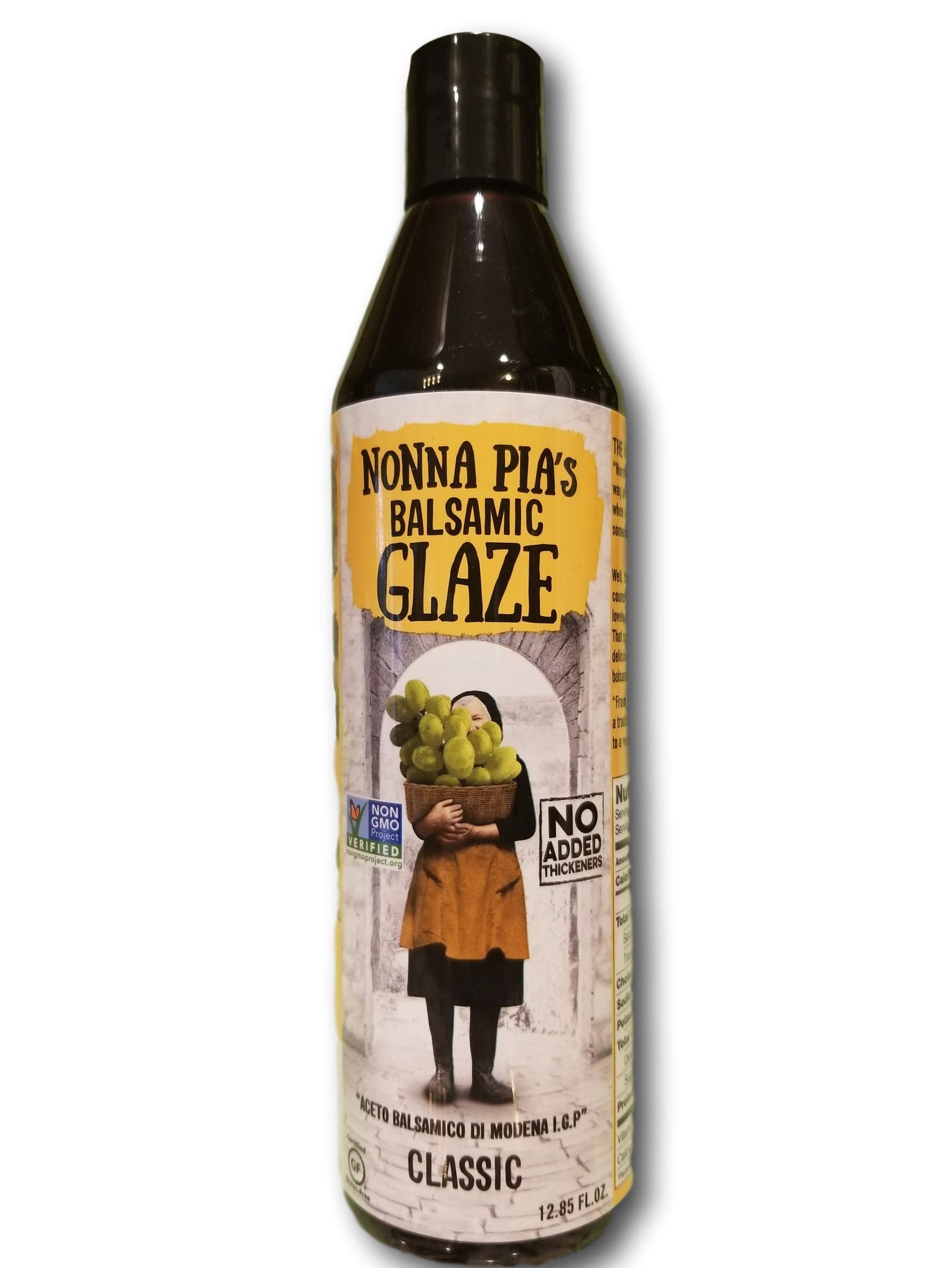 Nonna Pia's bottle front label showing brand and product clarity