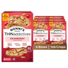 Nonni's front packaging showing six boxes and value pack convenience