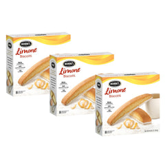 Nonni's front packaging showing three Limone boxes and branding benefit