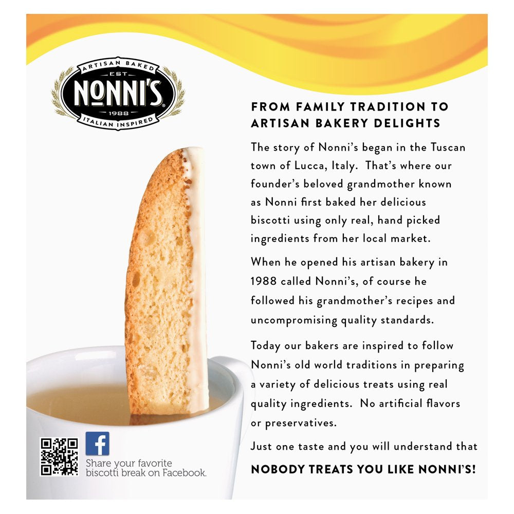 Nonni's cross-section showing crunchy twice-baked texture and lemon bits