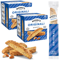 Nonni's front packaging showing value pack and 50 cookies benefit convenience