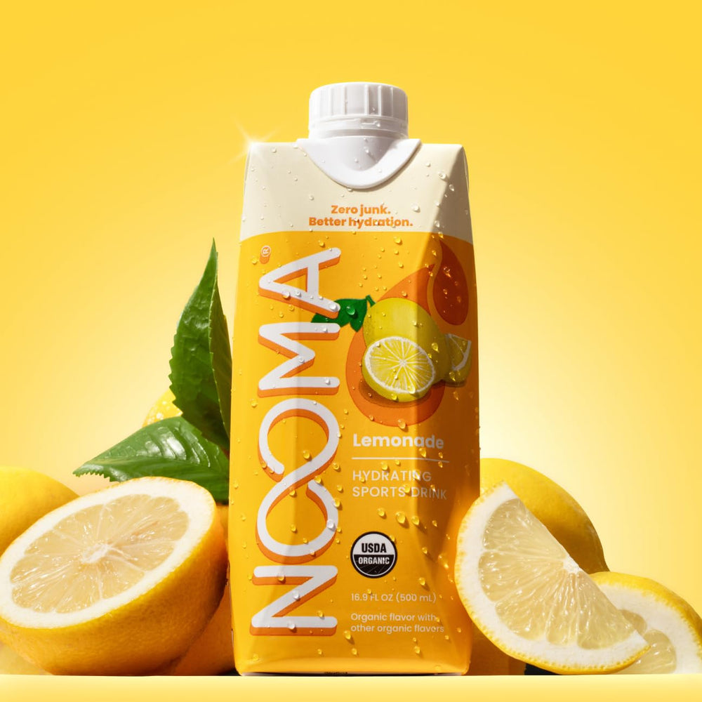 NOOMA close-up of coconut water texture highlighting natural electrolytes