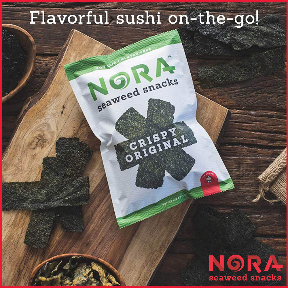 NORA open pack revealing individual strips for preserved freshness benefit