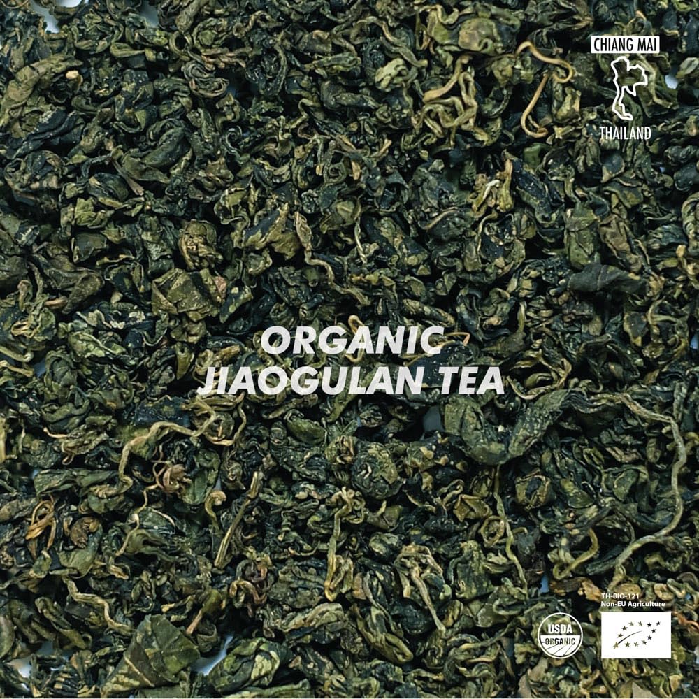 Northlandtea infused cup of gynostemma tea displaying warm color and sipping enjoyment