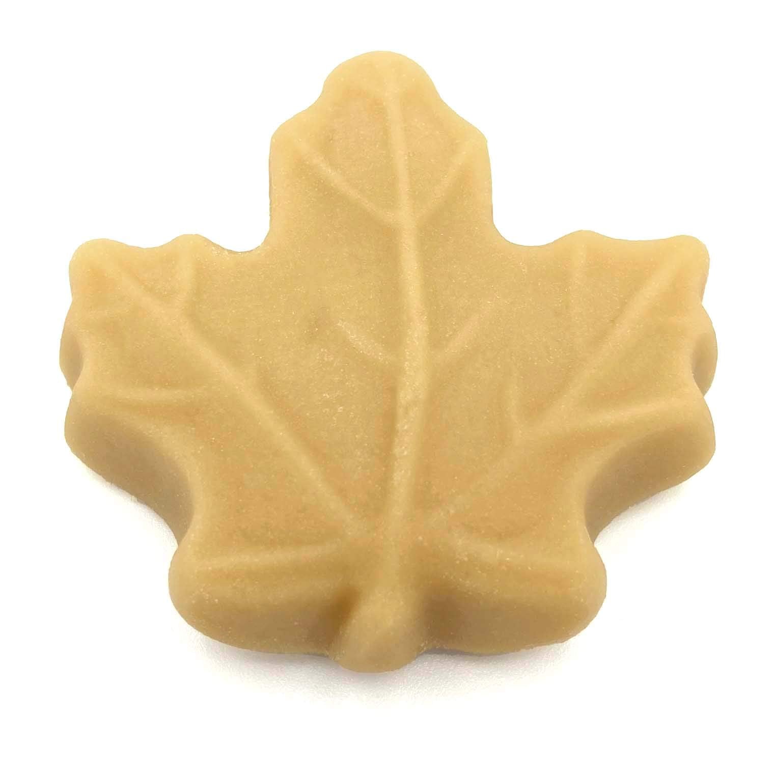 Nova Maple Candy next to hand for scale showing portion size benefit