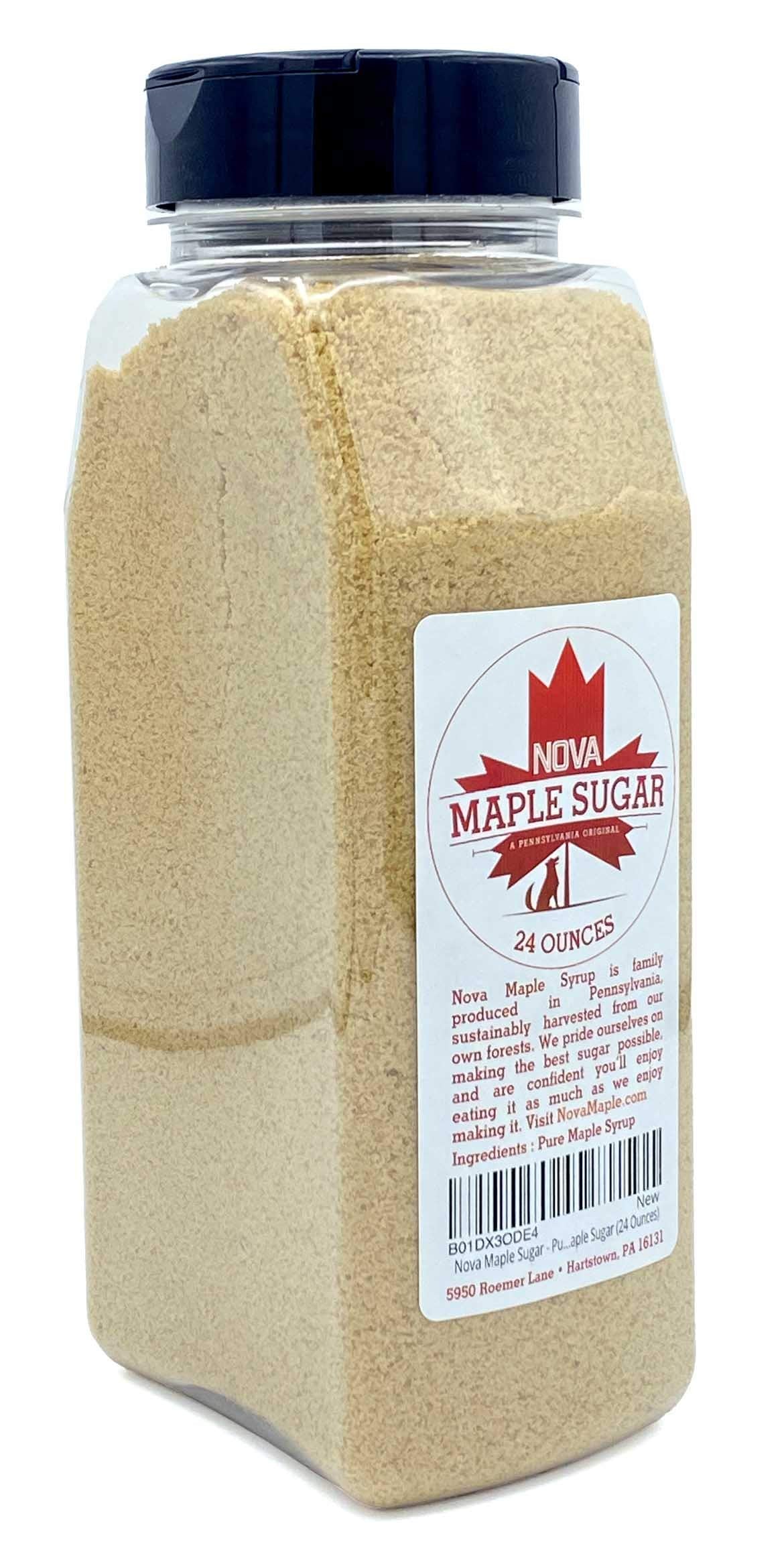 Nova Maple Sugar close-up of crystalline texture highlighting natural purity