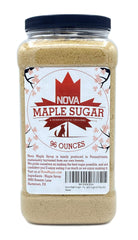 Nova Maple Sugar front packaging showing 6-pound bag and brand benefits