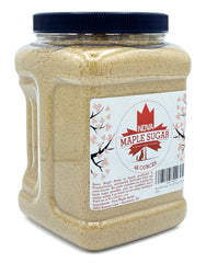 Close-up of Nova Maple Syrup granules showing texture and natural maple color benefits