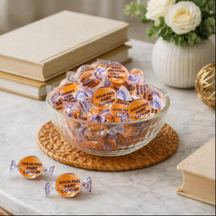 NOWDIET candy surface texture close-up highlighting glassy crunch