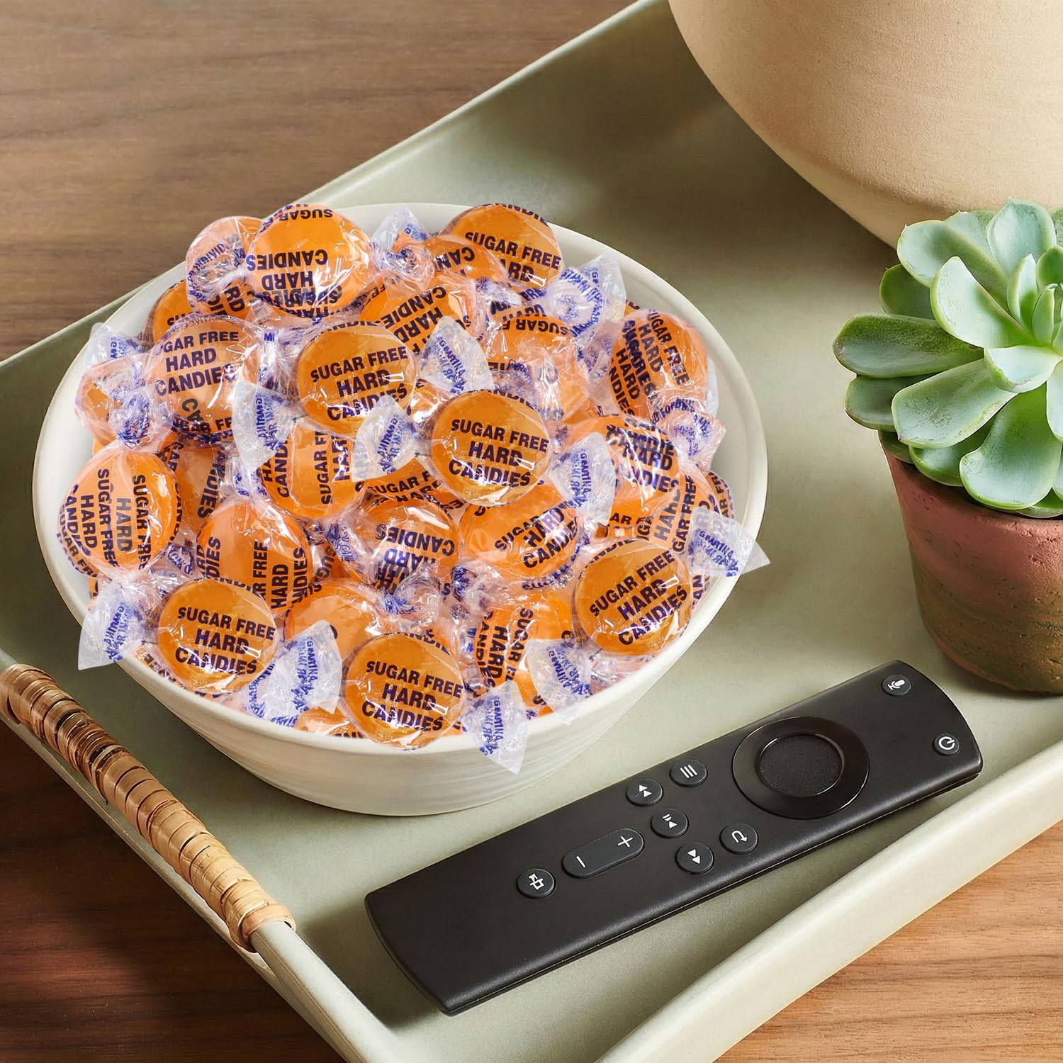 NOWDIET individually wrapped candy close-up for hygienic sharing