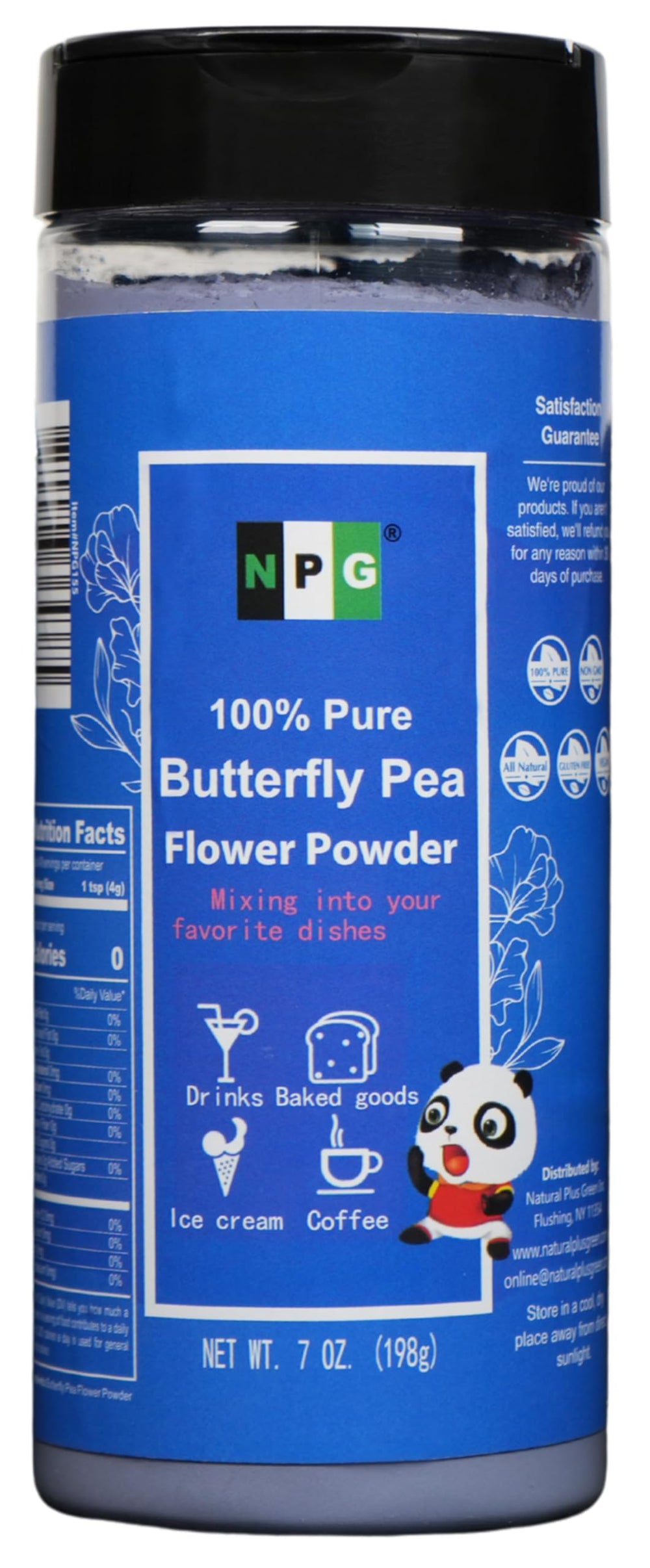 NPG front packaging bottle showing product label and benefits