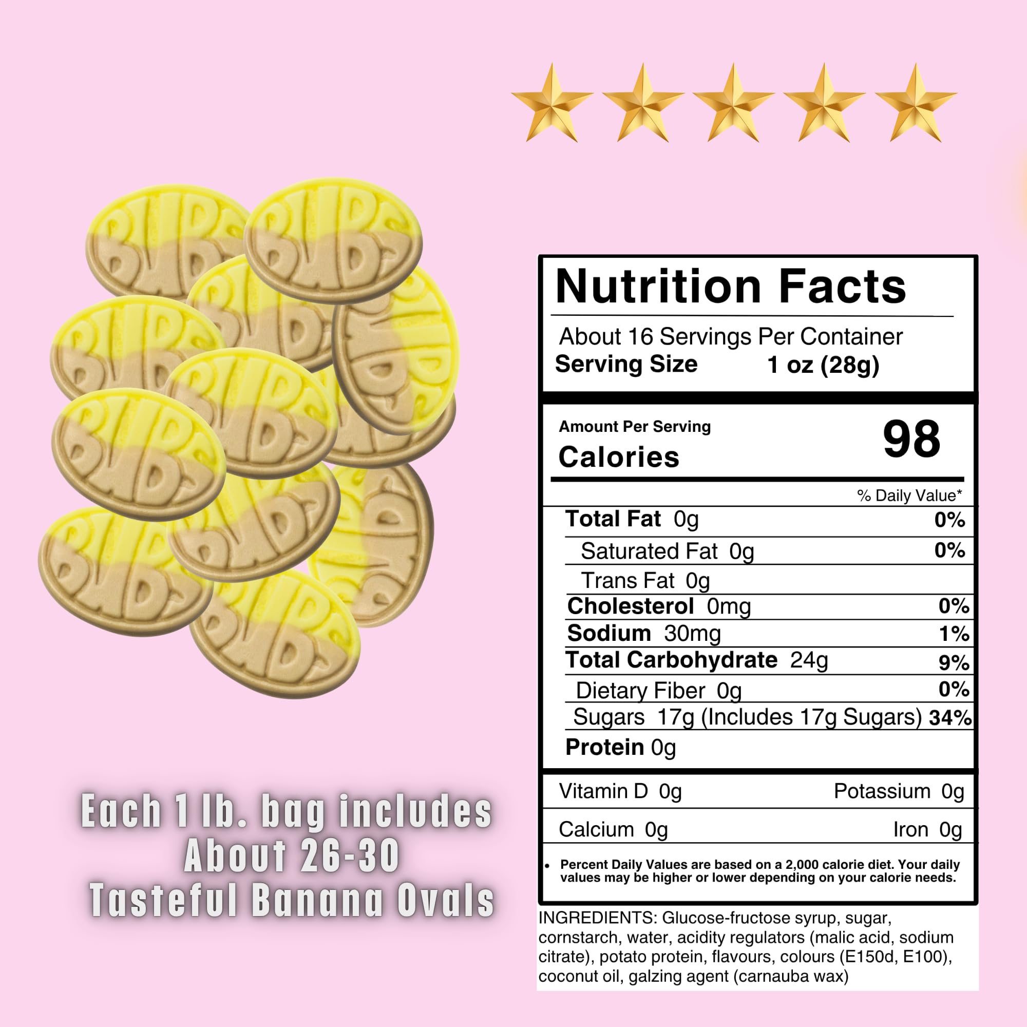 Nrdiq Candy close-up of banana oval texture highlighting soft foam-like chew enjoyment