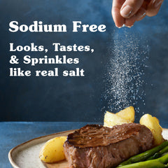 NU-SALT granule close-up texture highlighting potassium chloride crystals and even pouring