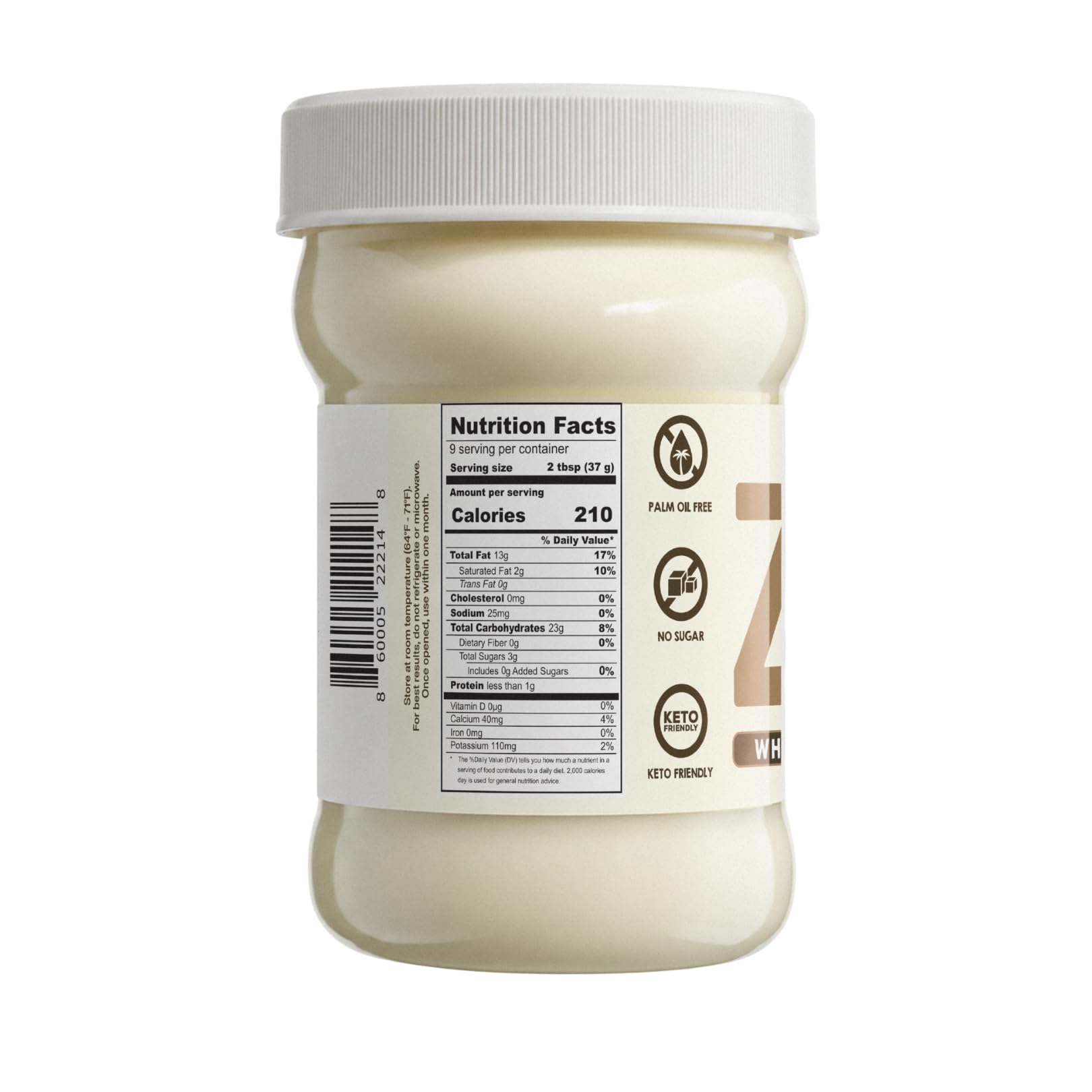 NUCOLATO jar on kitchen counter near bowl, lifestyle scene promotes daily use