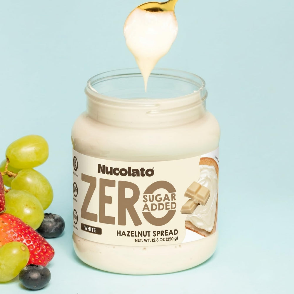 NUCOLATO spread on toast in breakfast setting, adds sugar-free indulgence