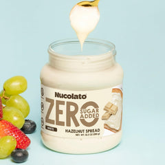 NUCOLATO spread on toast in breakfast setting, adds sugar-free indulgence