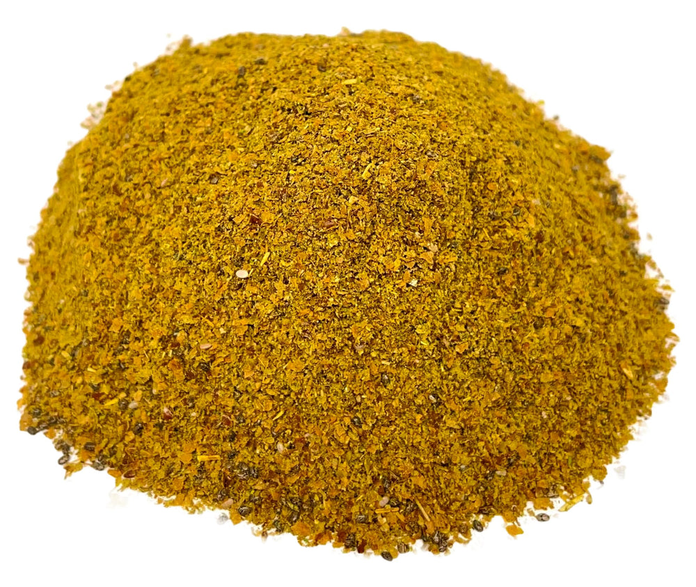 Nuestra NS Salud powder blended into a smoothie for convenient fiber boost benefit