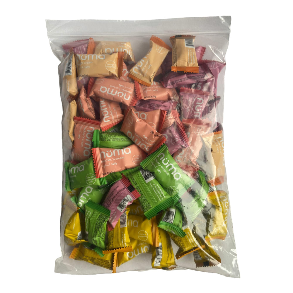 Numa bulk pack front view showing branding and 1.45 lb size benefit