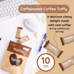 Numa individually wrapped chew highlighting portion control and convenience