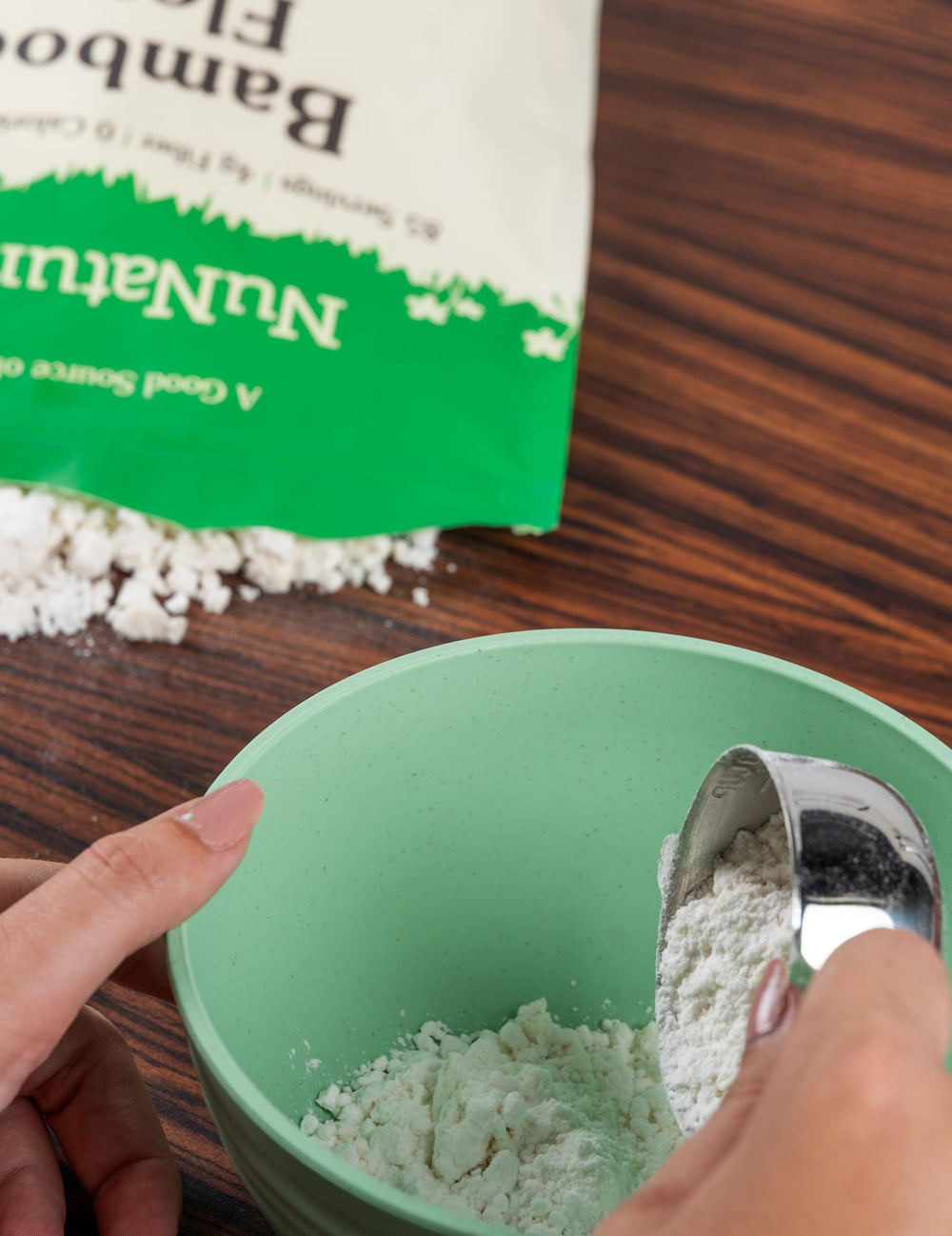 NuNaturals bamboo flour used in sliced bread indicating improved moisture and texture