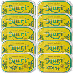 Nuri front packaging showing 10-pack and can label, conveys quality and convenience