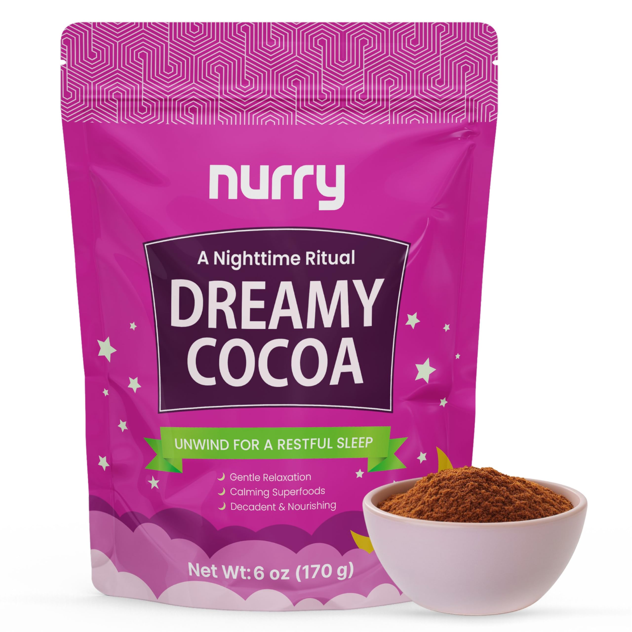 NURRY front packaging showing product benefits and servings