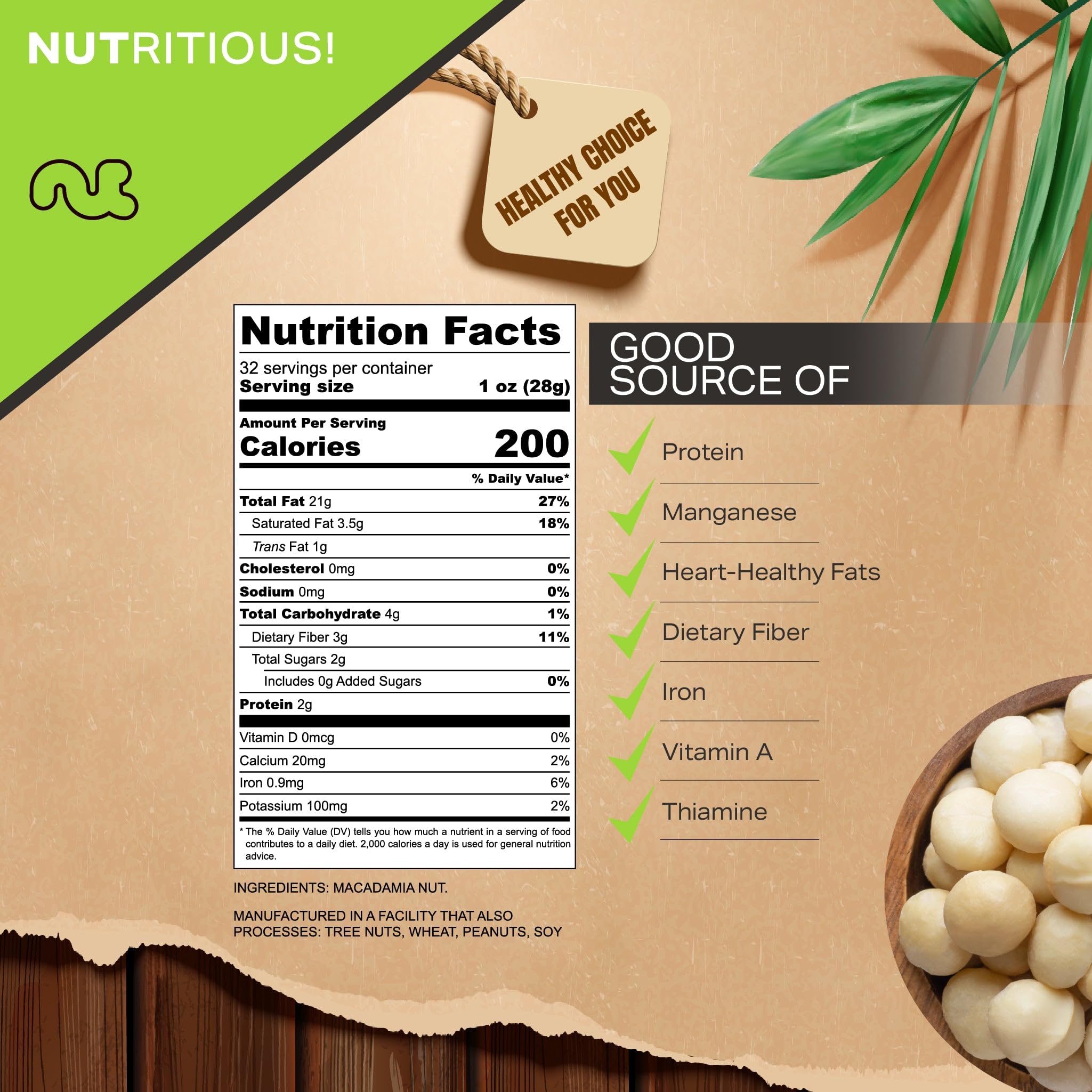 Nut Cravings zipper-style resealable bag detail preserving freshness for longer storage
