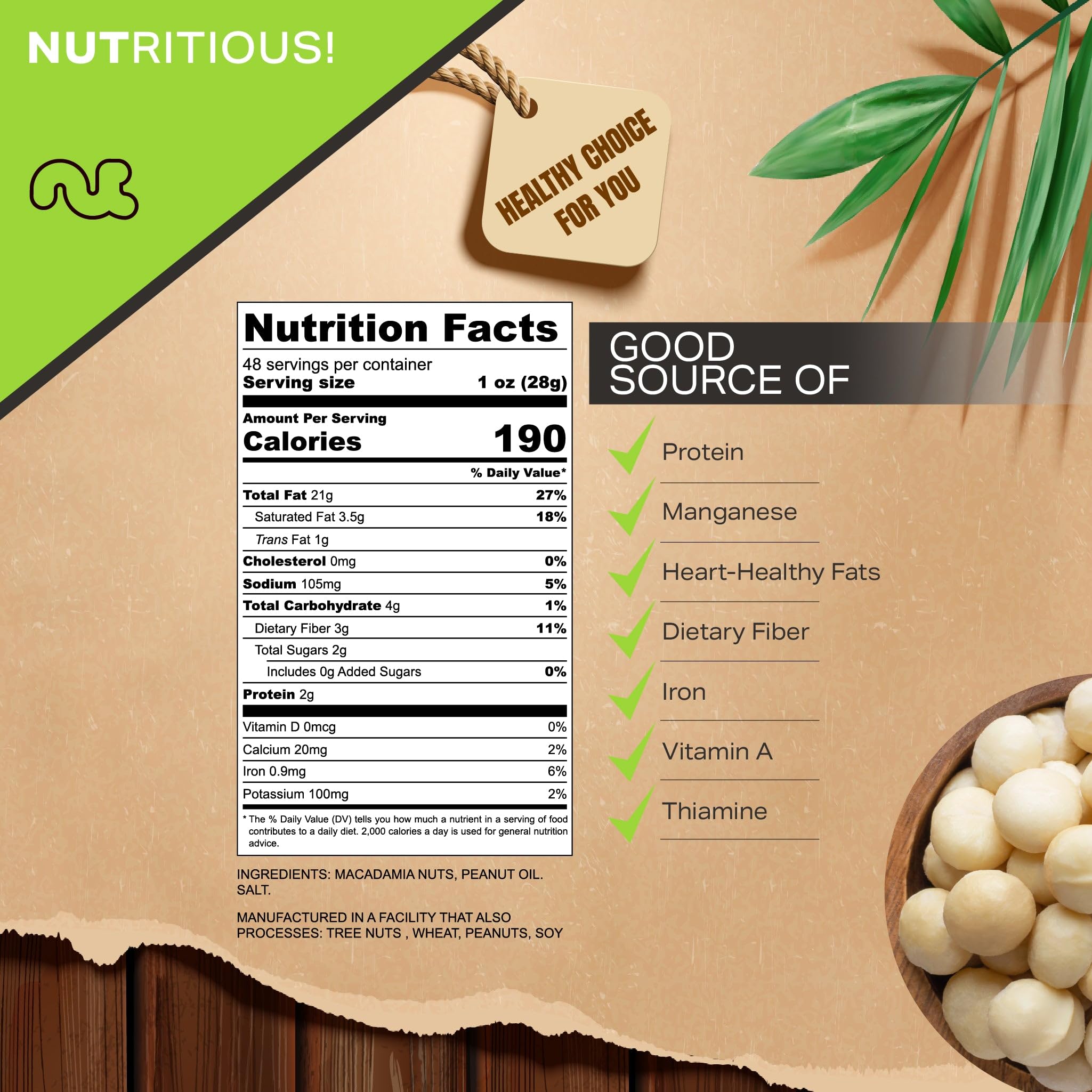 Nut Cravings close-up macadamia kernel texture highlighting creamy interior and roast