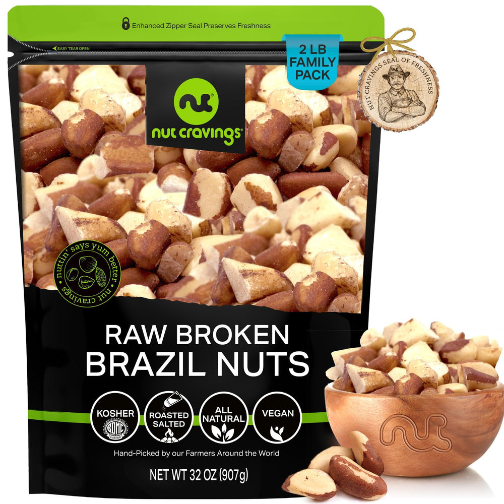 Nut Cravings front packaging showing resealable bag for freshness