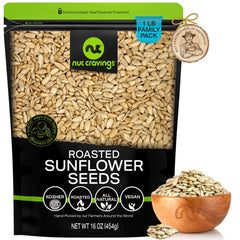 Nut Cravings front packaging showing resealable 16oz bag and product benefit fresh convenience