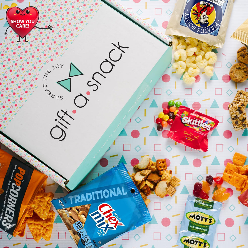 Nut Cravings greeting card open to reveal personalized message for gifting