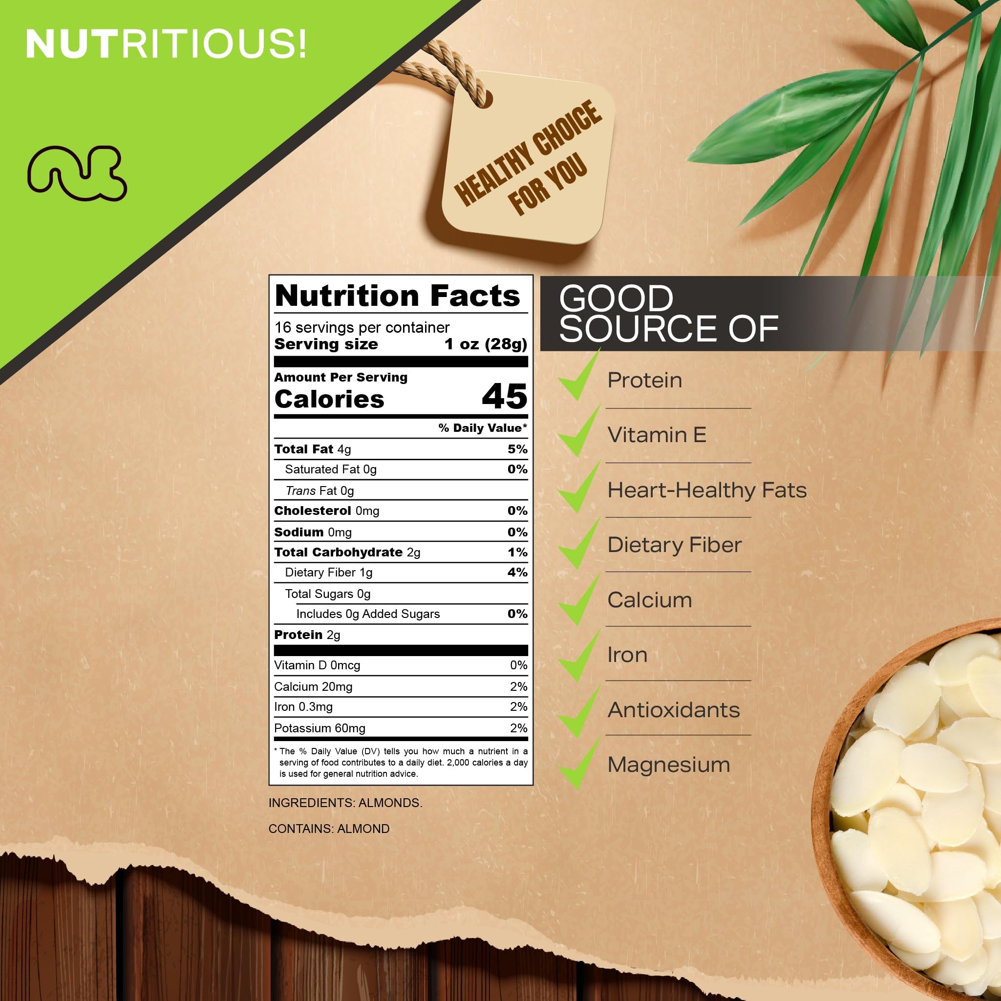 Nut Cravings almonds used in baking showing even crunch and cosmetic appeal