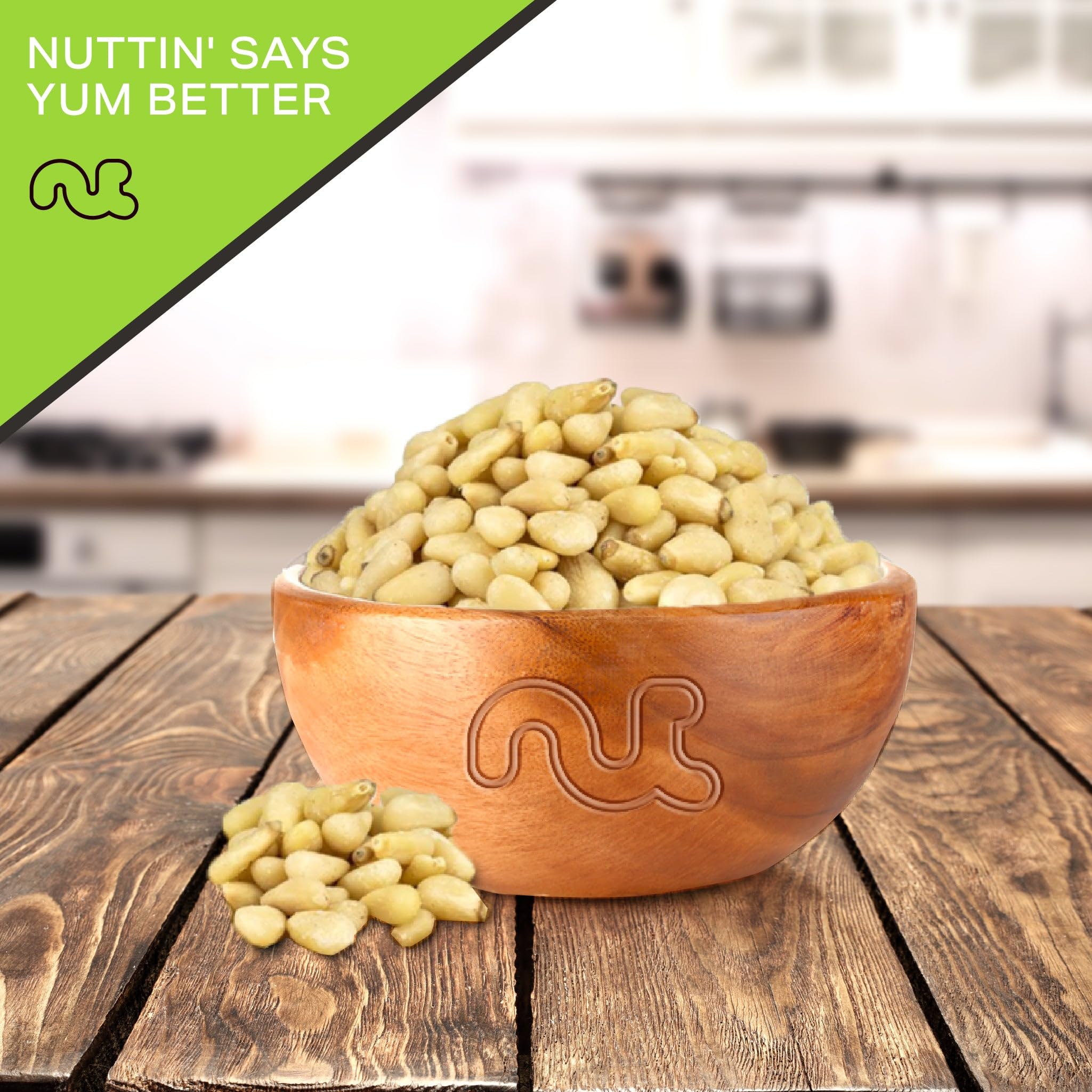 label and ingredients close-up on Nut Cravings package to show product information and origin