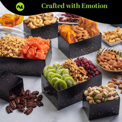 Nut Cravings close-up of an open layer highlighting texture and fresh nut quality
