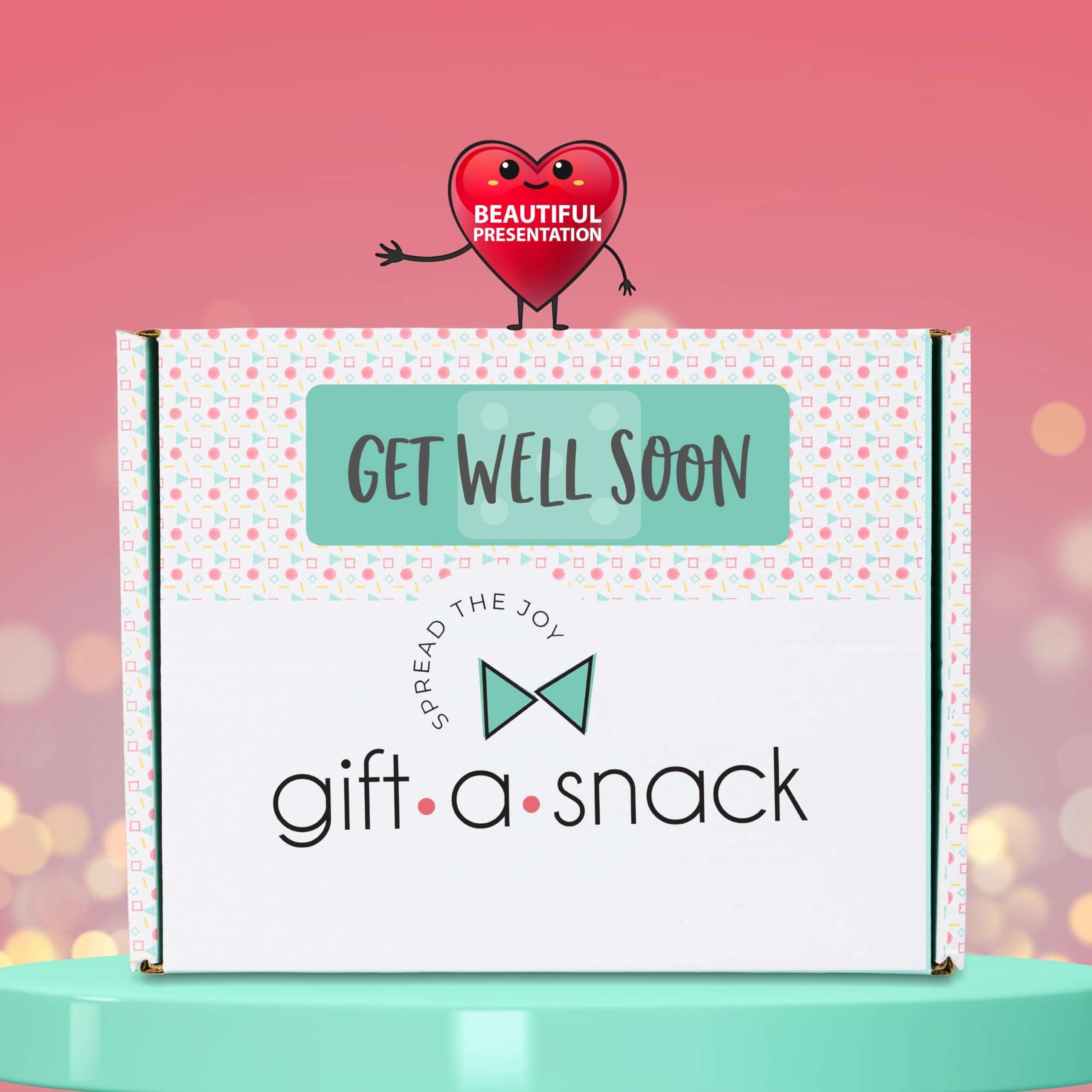 Nut Cravings snack box on bedside table suggesting comforting, thoughtful gift