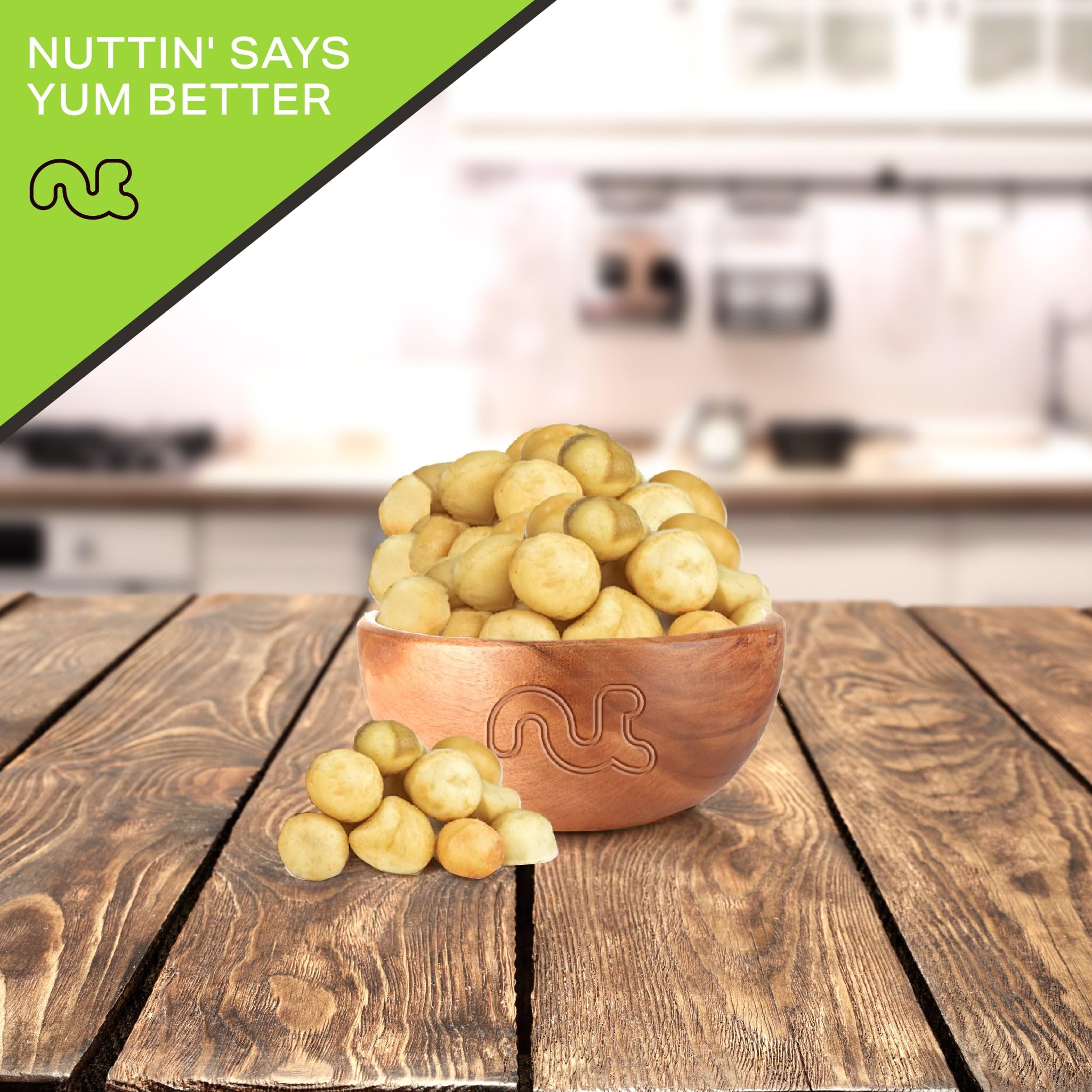 Nut Cravings sprinkled on salad showcasing savory topping and texture boost