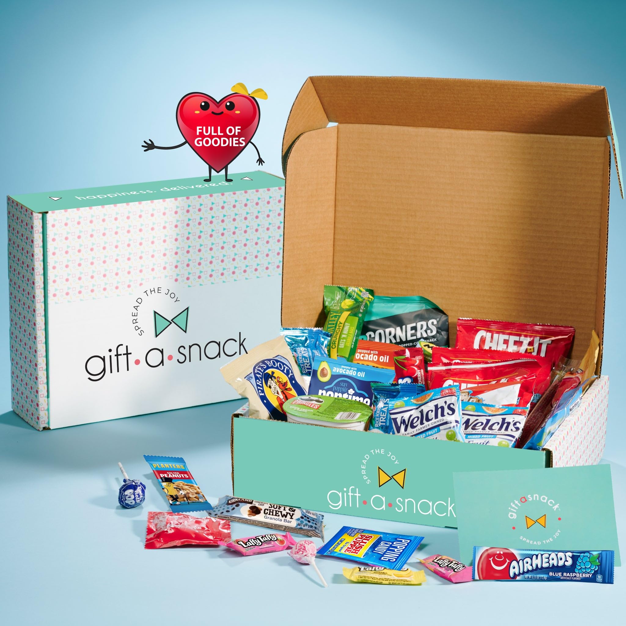 Nut Cravings open box showing varied snacks, highlights assortment appeal