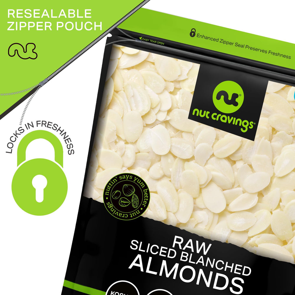 Nut Cravings resealable zipper detail preserving freshness and convenience