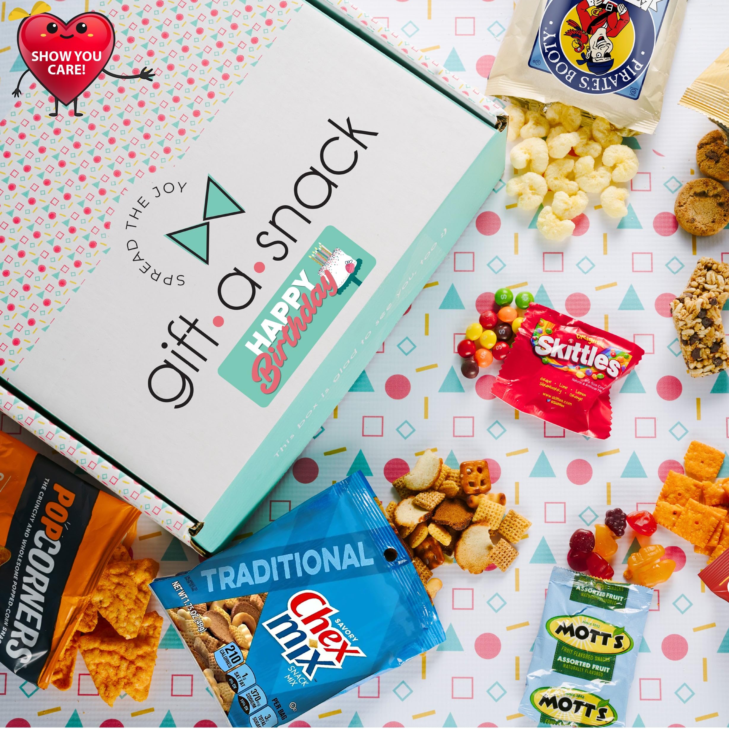 Nut Cravings variety layout flatlay showing balanced sweet and savory selection