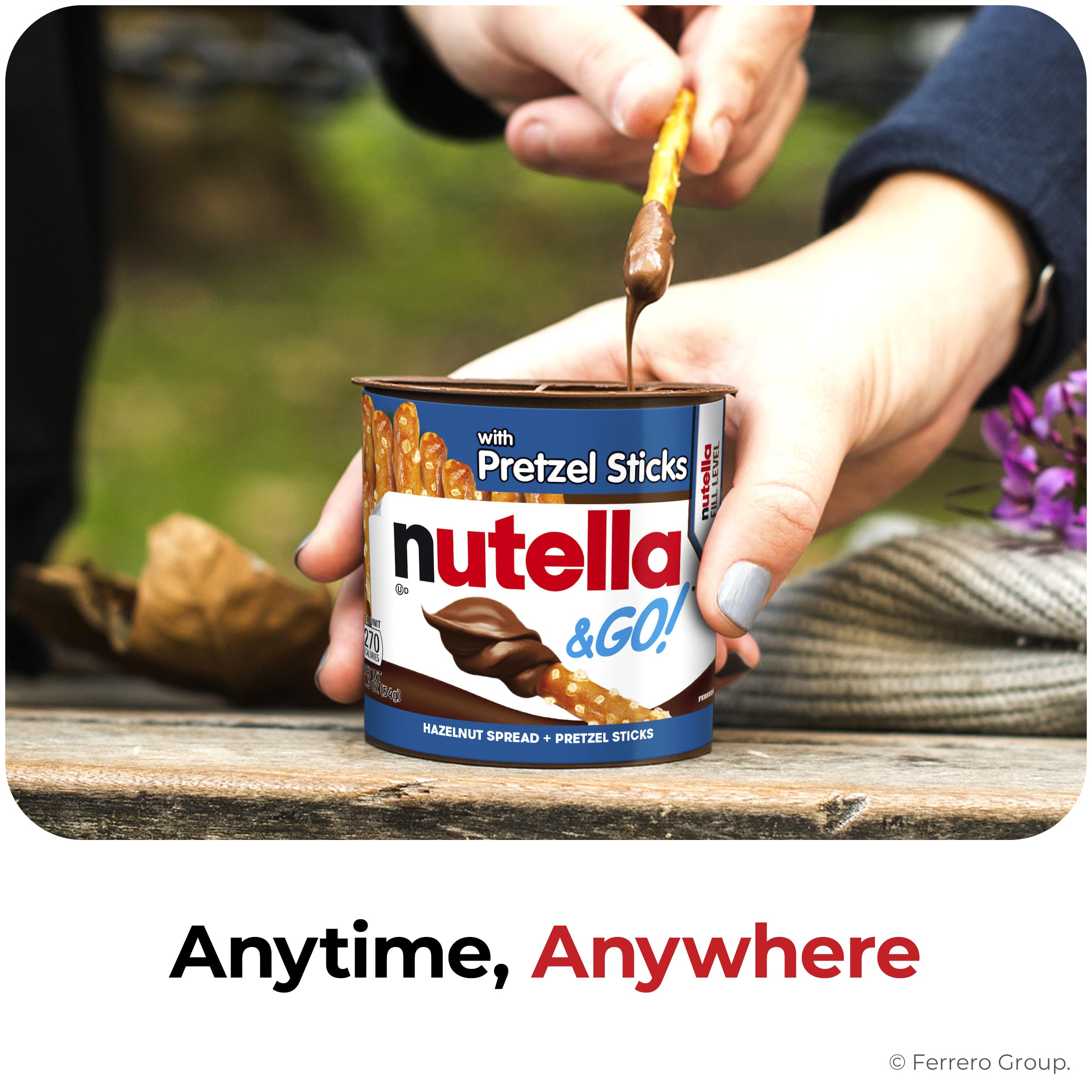 Nutella & GO! inside a school lunchbox, quick midday treat for kids