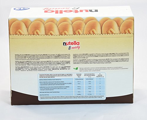 Cross-section of Nutella B-ready showing creamy Nutella center and satisfying contrast