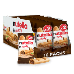Nutella B-ready front packaging showing product and pack size for quick identification and convenience